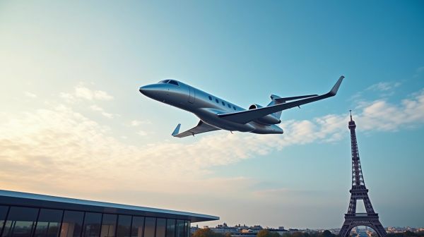 Charter a private jet from London to Paris for luxury travel
